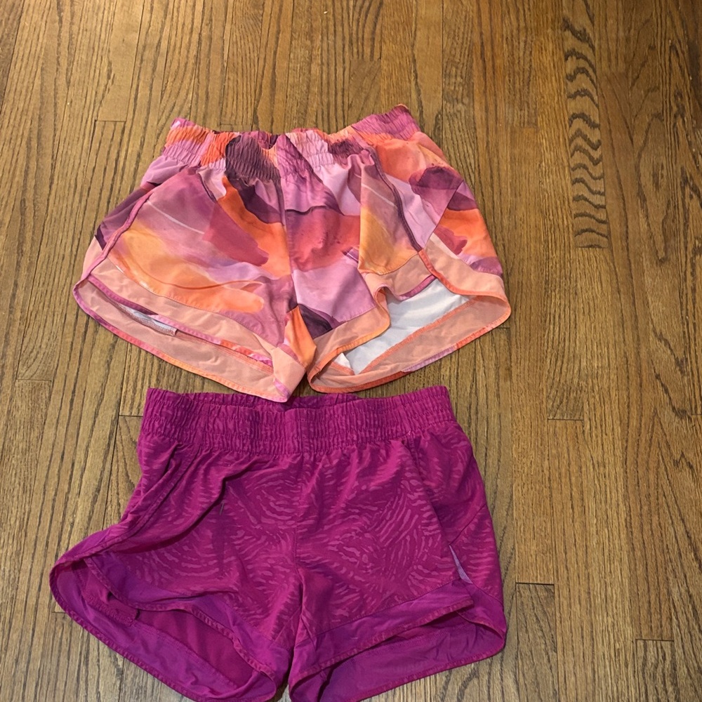Women's Pink and Purple Shorts